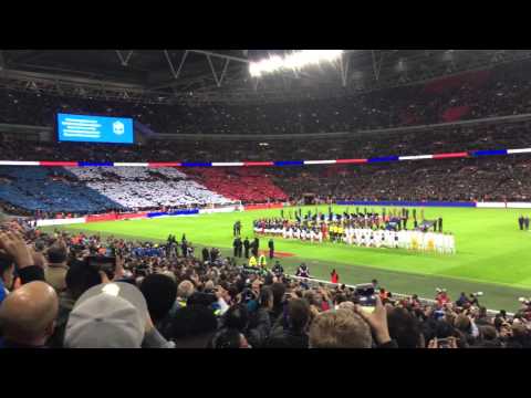 La Marseillaise Wembley England-France 17/11/2015 HD