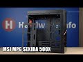 MSI MPG Sekira 500X: RGB, aluminium en glas voor gamers