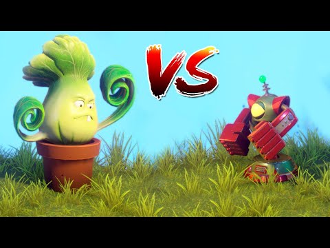BONK CHOY VS BOT BOXEADOR | Plants Vs Zombies: Garden Warfare 2