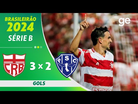 CRB 3 X 2 PAYSANDU | GOLS | 30ª RODADA BRASILEIRÃO SÉRIE B 2024 | ge.globo