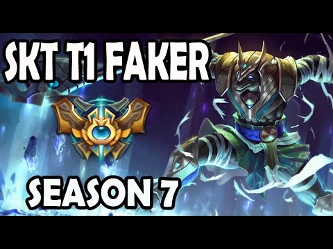 SKT Faker picks NASUS TOP vs RUMBLE Ranked Korea Challenger 584LP
