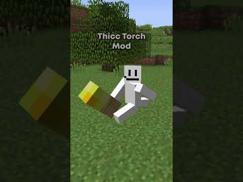 Minecraft But Torches Are Big... (Cursed Mods Pt. 4)