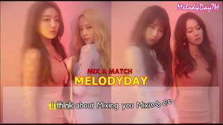 [Karaoke Thaisub] MIX & MATCH - MELODYDAY(멜로디데이)