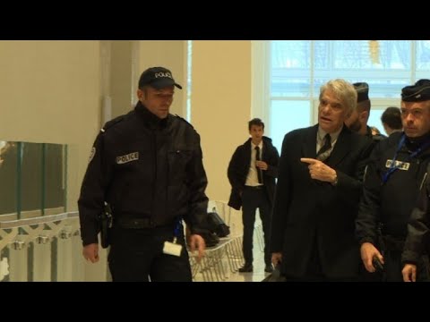 Bernard Tapie arrives for fourth day of trial