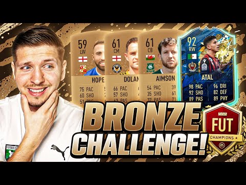 I PLAYED IN WEEKEND LEAGUE WITH A RANDOM BRONZE SQUAD + ATAL - FIFA 20 FUT CHAMPIONS