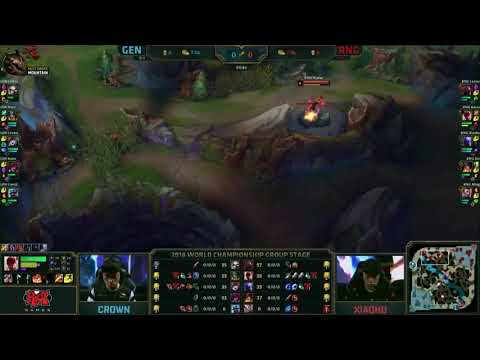 GEN vs RNG 그룹 스테이지 Day2   6경기 2018 LoL World Championship