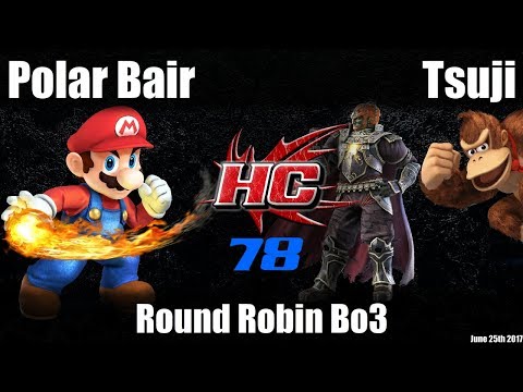 HC78 Smash4 - RR Bo3: PolarBair (Mario) vs Tsuji (Ganondorf/DK)