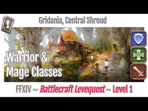 FFXIV Battlecraft Leves Level 1 - Gridania, Central Shroud - A Realm Reborn