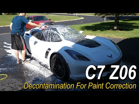 Corvette C7 Z06 Decontamination for Paint Correction and Ceramic Coating