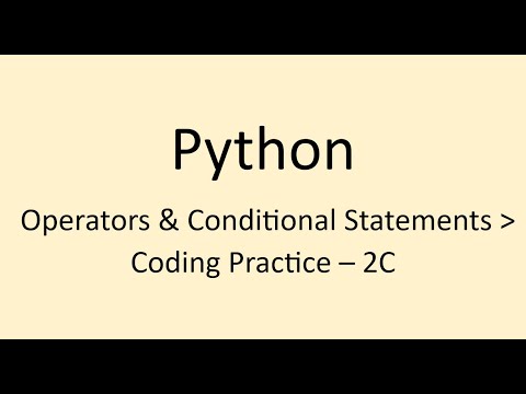 Coding Practice 2c Operators Conditional Statements Python Nxtwave Ccbp