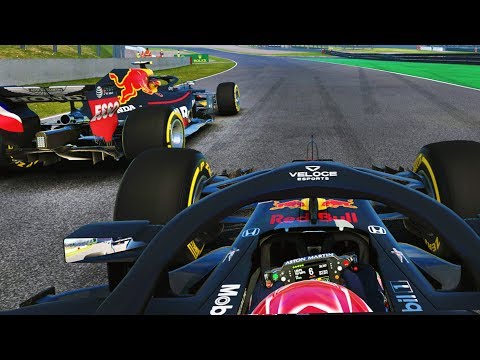RED BULL HONDA COMES ALIVE! MEGA DUEL WITH VERSTAPPEN! - F1 2018 Career Mode Part 110