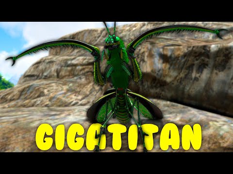 COMO TAMEAR GIGATITÁN Y TODAS SUS HABILIDADES - ARK: ADDITIONAL CREATURES 2 WILD ARK