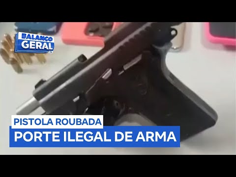 Homem é preso com pistola roubada de guarda municipal em Moju (PA)