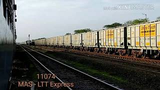 preview picture of video 'EMD Action..!!! Kalyan's Beast WDP 4D with MAS LTT Express Skips Mundhewadi (CR)'