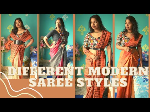 Different Modern Ways to Style A Saree | Festive Saree Styling Ideas | Shreyashi M