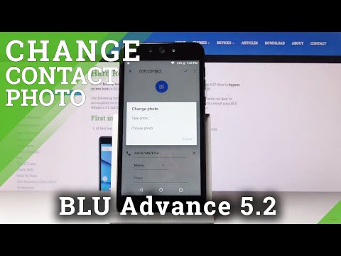 How to Add Photo to Contact in BLU Advance 5.2 – Set Up Contact Picture