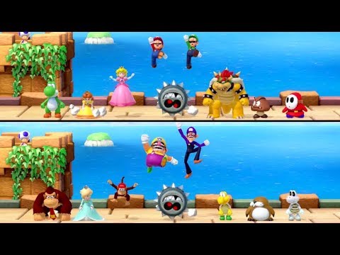 Super Mario Party - All 8 Vs. 8 Minigames