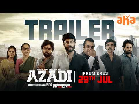 Azadi 501 Web Series Trailer | Harsha Vardhan | Geetha Bhascker |Teja |Premieres On 29th July On Aha
