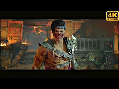 Kuai Liang Burns Havik's Face and Gets His Eye Scar - Mortal Kombat 1 (4K 60FPS)