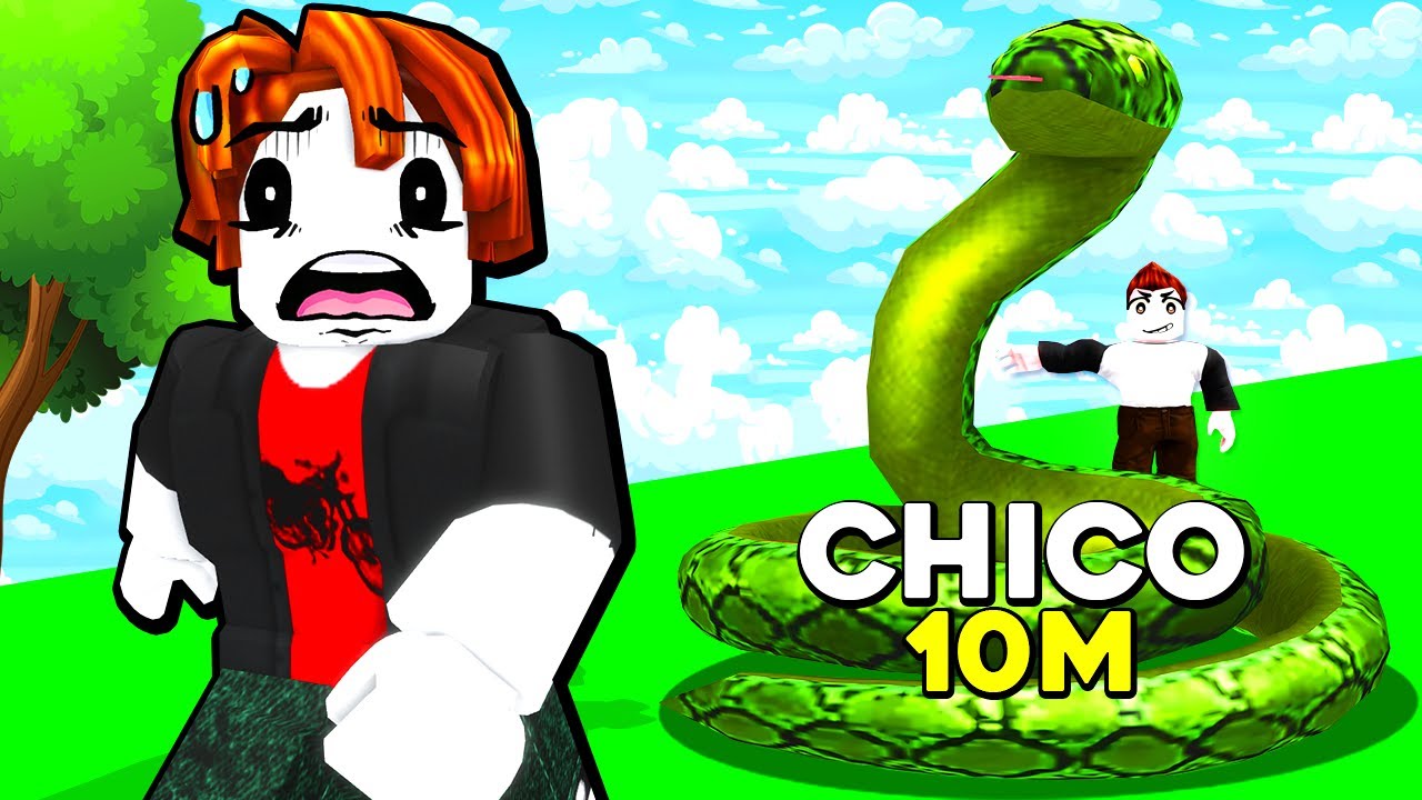 ESSE DESUMILDE DA COBRA GIGANTE ME HUMILHOU EU ME VINGUEI FICANDO MAIS FORTE QUE ELE NO ROBLOX 😈