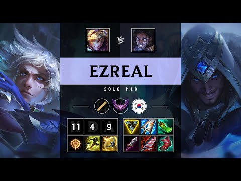 Ezreal Mid vs Sylas - KR Master Patch 25.10