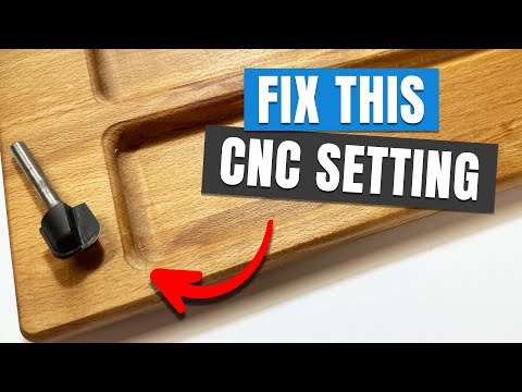 Get Better CNC Pocket Edges -  Bowl and Tray Bit Settings