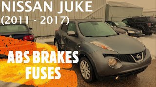Nissan Juke - ABS BRAKES FUSE LOCATION (2011 - 2017)