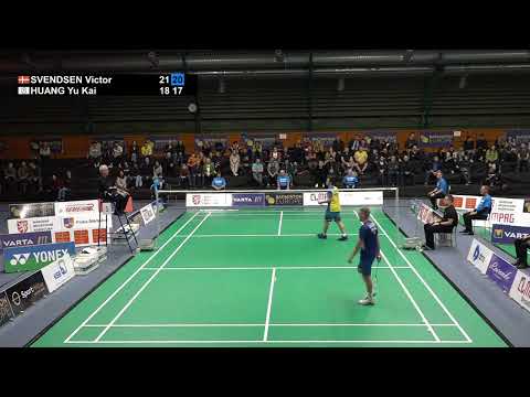 Match point - Victor Svendsen vs Huang Yu Kai - MS, Final – Czech Open 2022