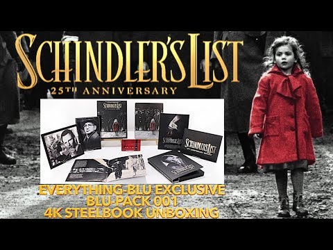 SCHINDLER'S LIST 25th Anniversary - 4K Steelbook - EverythingBlu Exclusive: BluPack 001 | BLURAY DAN