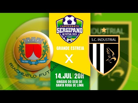Riachuelo Futsal x S.C. Industrial - Campeonato Sergipano de Futsal - Grande Estreia