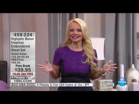 HSN | Highgate Manor Home / Concierge Collection Bedding 09.13.2016 - 08 PM