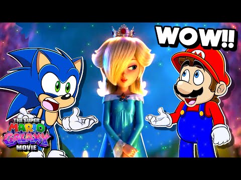 Mario & Sonic REACT to the Super Mario Galaxy Movie Trailer!