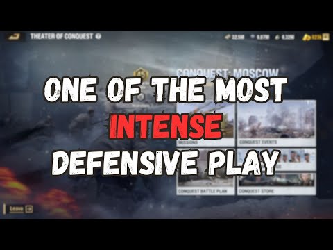 Warpath 8.2 - Conquest Moscow: One of the most INTENSE defense play