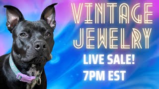 Vintage Jewelry Live Sale 7pm EST - Weiss, Juliana, Antique, Czech, Sterling