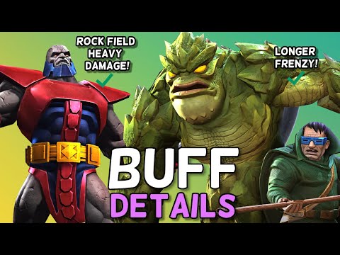 The Terrax and Moleman Buffs - Damage Potential Has Improved! | Marvel Contest of Champions
