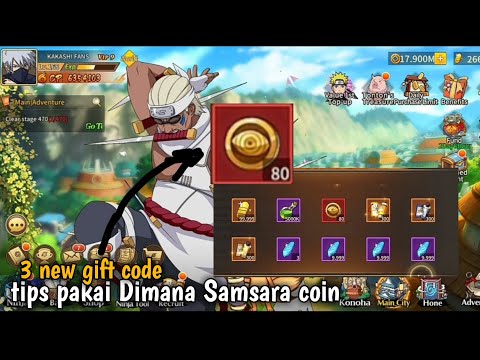 3 new gift code konoha legend & tips habisin dimana samsara coin