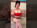 Fliz Hothit Aagmaal Actress New Hot Look In Red Bikini Shorts Bikini Fliz Hothits