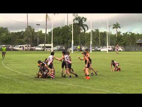 Nightcliff 2 v Southern Districts 2; U16 Leverence Grand Final; TIO NTFL 2015/16 Q2