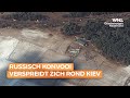 Russisch konvooi verspreidt zich rond Kiev: 'Ze willen druk op de situatie houden, of erger'