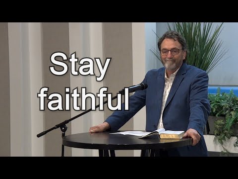 Farewell Charge to Heritage Park and New Pastor, Rev. Nick Hart