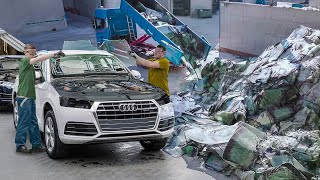 How Audi Strip Down Thousands of Expensive Cars Inside Massive Recycling Factories