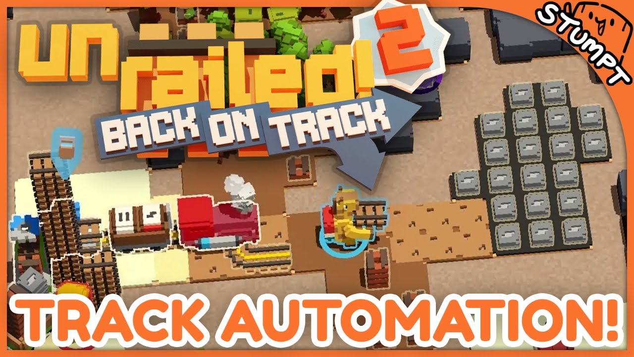 AUTOMATING TRACK MOVING!! - Unrailed 2 (4-Player Gameplay)