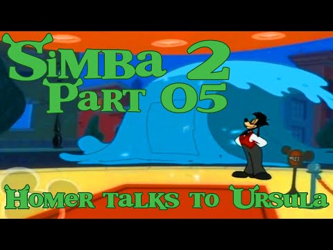 ''Simba'' (Shrek) 2 Part 05 - Homer Talks to Ursula