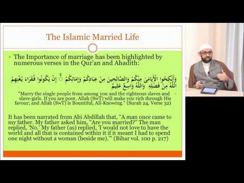 [1/2] Islamic Married Life - Sheikh Jaffer H. Jaffer - 18th Jumada al-Awwal 1438