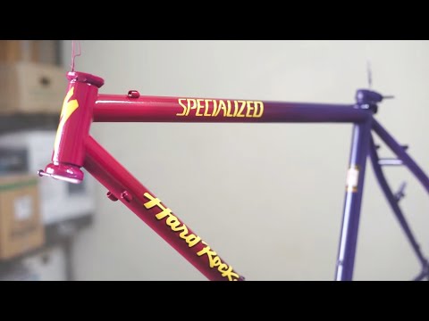 CUSTOM FADE PAINT JOB / SPECIALIZED HARDROCK / BIKE BUILD