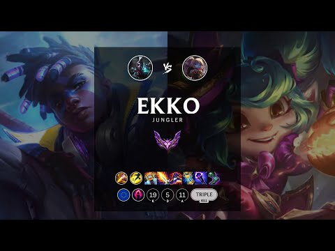 Ekko Jungle vs Poppy - EUW Master Patch 12.18