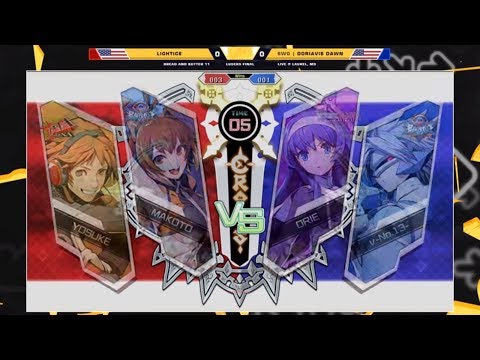 BnB 11 BBTAG - Lightice Vs. Doriavis Dawn - BlazBlue: Cross Tag Battle Losers Finals
