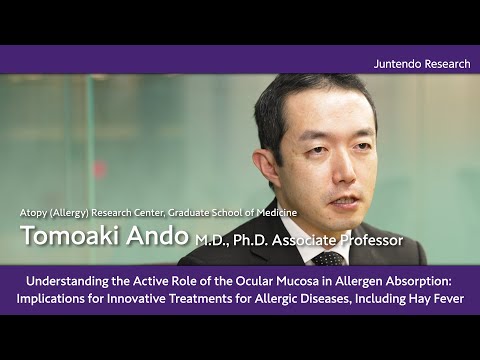 医学科 Understanding the Active Role of the Ocular Mucosa in Allergen Absorption