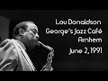 Lou Donaldson Quartet in George's Jazz Café in Arnhem 1991