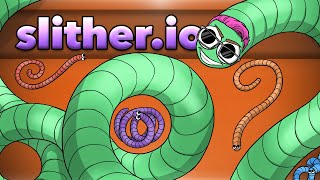 TOP OF THE FOOD CHAIN!!! - Slither.io Gameplay Funny Moments